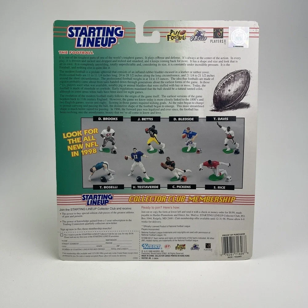 Kenner Starting Lineup Steve Young & Jerry Rice 1998 Series Classic Doubles